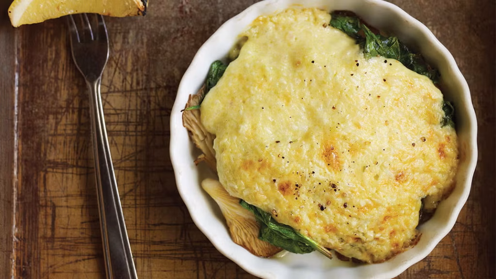Vegan Oyster Mushrooms Rockefeller From Vegetarian Times